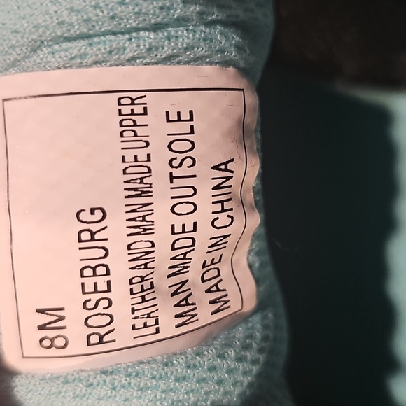 H Eddie Bauer RoseBurg womens 8 Sneakers Shoes Grey Teal Turquoise Vibe NWT - Picture 9 of 10